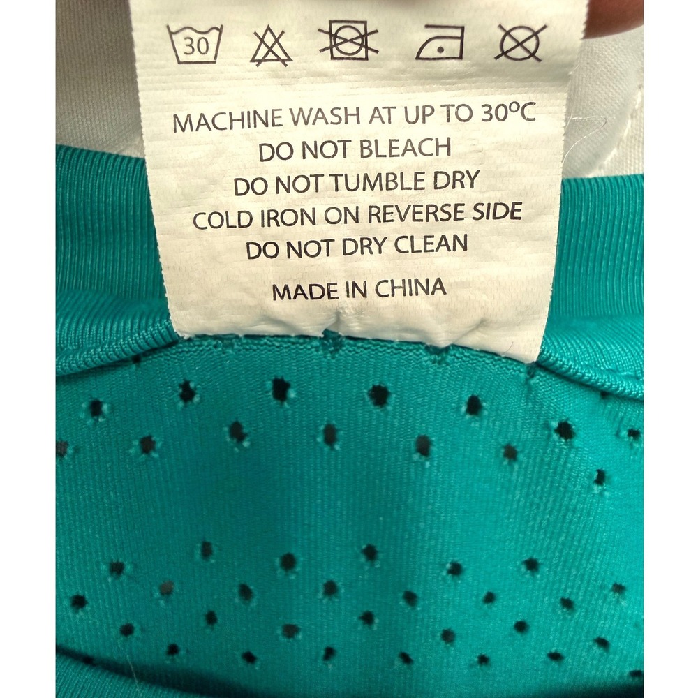 Zyia Active Womens Teal Perforated Long Sleeve Training Top Medium - Picture 3 of 7